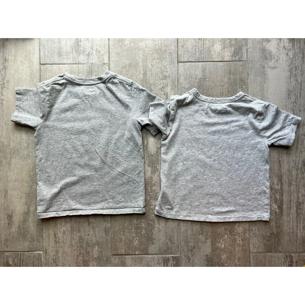 Baby Gap Boys Toddler Cotton Crew Neck Casual Everyday Graphic Tee Set of 2 3T